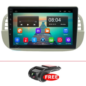 Für Fiat 500 2008-2015 Autoradio GPS Navigation Touchscreen BT DAB+ Wifi Android - Bild 1 von 21