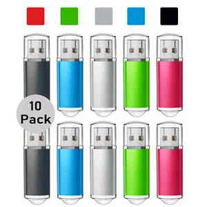 10PCS 32GB USB 2.0 Flash Drive Memory Stick Thumb Drive Data Music Storage - Picture 1 of 10