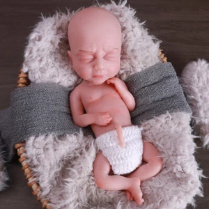 15in Full Silicone Reborn Baby Doll Realistic Silicone Doll Playset Toy (Boy) - Picture 1 of 5