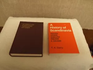 Norwegian American Studies Volume 29 & BONUS BOOK HISTORY OF SCANDINAVIA DERRY - Picture 1 of 4