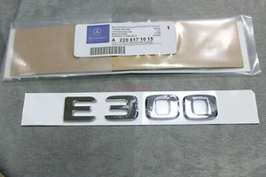 EMBLEMA INSIGNIA LETRAS MALETERO TRASERO CROMO BENZ E300 PARA MERCEDES BENZ CLASE E - Imagen 1 de 5