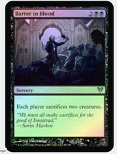 MTG X4: Barter in Blood *FOIL* Avacyn Restored, U, NM