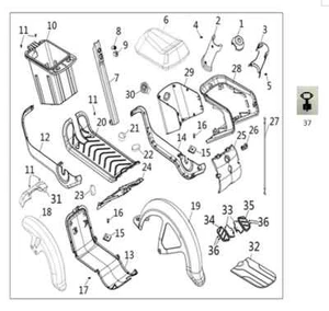 SFM / Sachs Sitz - grau P240072 SAXXX Prima E - Picture 1 of 1