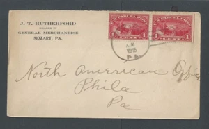 1915 Mozart Pa W/Pr #Q1 Stamps From J T Rutherford Dealer - Picture 1 of 1