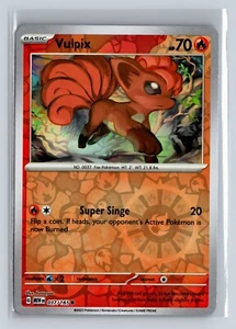 Vulpix Pokemon Scarlet & Violet 151 English 037/165 Reverse Holo - Picture 1 of 2