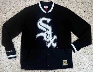 Mitichell & Ness Cooperstown Collection MLB White Sox Full Zip Jacket Size L - Picture 1 of 10