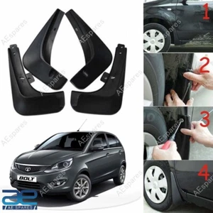 Mud Flap Set of 4 Compatible With Tata Bolt AEs - Bild 1 von 9
