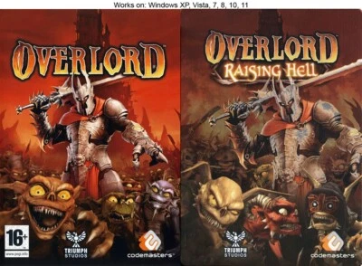 Overlord and Raising Hell PC Game 2007 Codemasters Windows 10 11 - Image 1 of 2