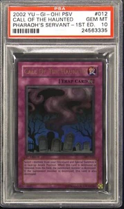 2002 Yu-Gi-Oh! PSV-012 1st Edition Call of the Haunted PSA 10 GEM MINT - Picture 1 of 2