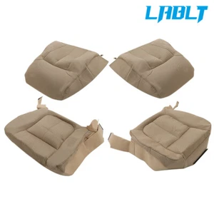 LABLT Driver+Passenger Bottom & Top Cloth Seat Cover For 2011-2014 Ford F150 XLT - Picture 1 of 7