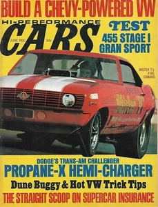 HI PERFORMANCE CARS 1970 JUNI - 455 STAGE I GRAN SPORT TEST, DODGE TRANS-AM - Bild 1 von 1
