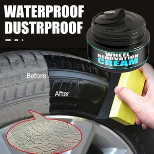 Black car tire gloss wax, restore tire black, long-lasting coverage - Picture 1 of 10