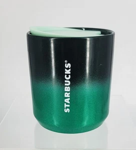 Starbucks Green Two-Tone 8 oz Ombre Ceramic Tumbler New - Picture 1 of 7