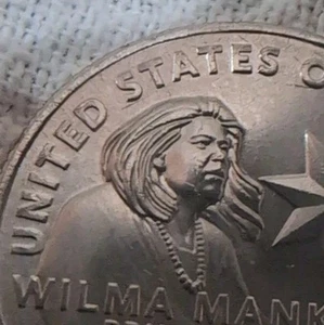 2022 P Wilma Mankiller Scar Face QUARTER W/MULTIPLE ERRORS - Picture 1 of 21