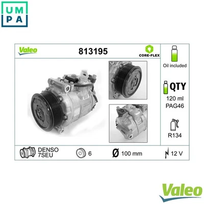 COMPRESSOR AIR CONDITIONING 813195 FOR MERCEDES-BENZ R-CLASS CLK/Convertible - Image 1 of 4