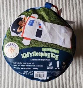 Kinder Schlafsack Astronaut Space Indoor/Outdoor Tragegurte waschbar Glühwürmchen - Bild 1 von 3