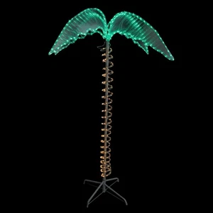 Northlight 7� Green and Tan Palm Tree Rope Light Outdoor Decoration - Picture 1 of 3