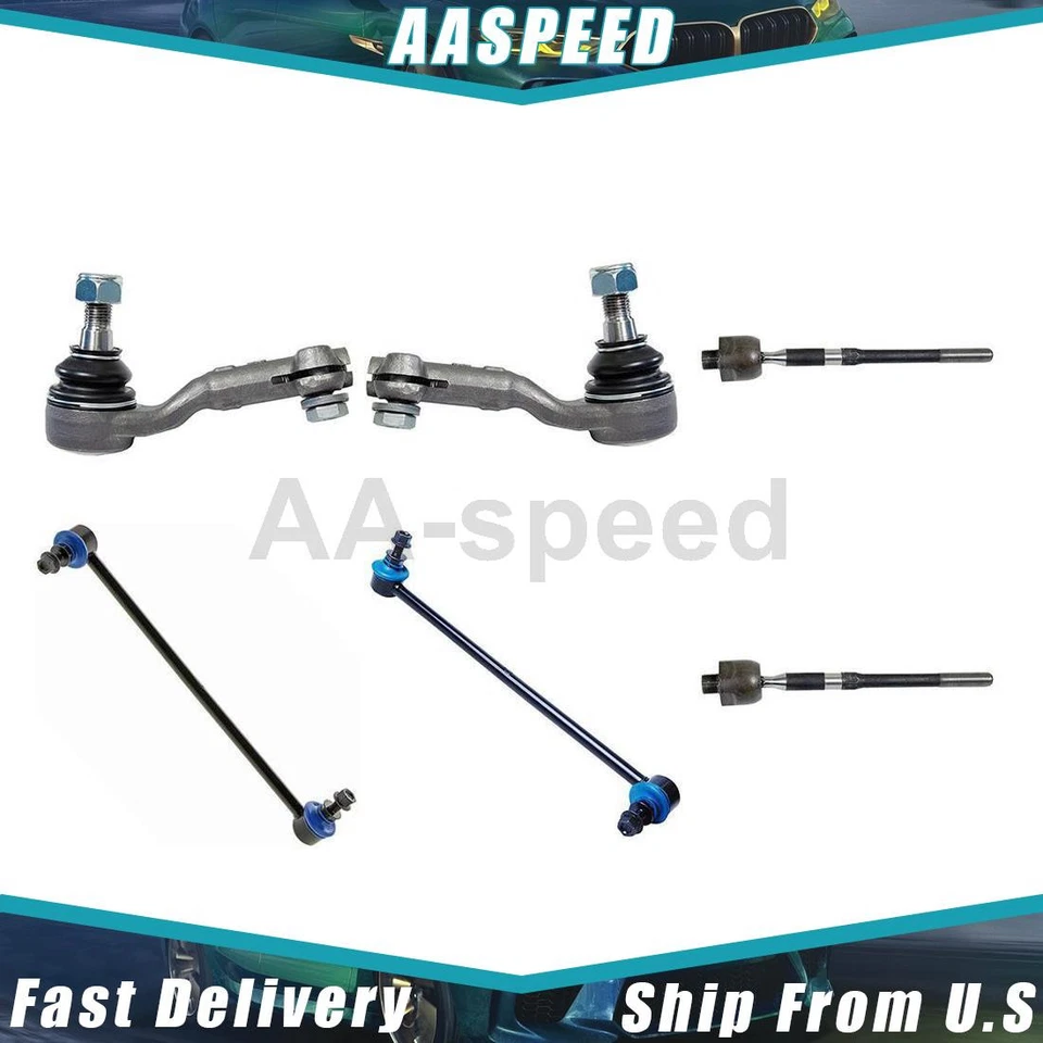 Barra estabilizadora delantera eslabón interior exterior extremo de barra de amarre para BMW 328i xDrive 2009 2010 2011 Foto 1 de 4