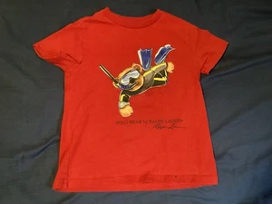 Polo Ralph Lauren Polo Bear Snorkel T Shirt Boys Size 5 Kids - Picture 1 of 5