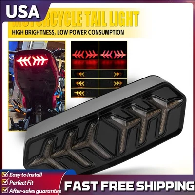 Luz trasera LED señal de giro secuencial de freno para CTX Honda 700/700N/700 DCT 14-19 Foto 1 de 4