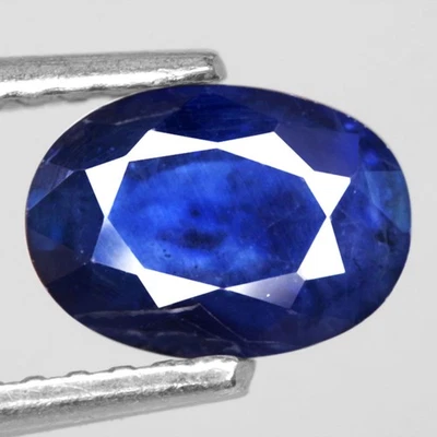 0.92Ct. Natural Gemstone Sapphire Cornflower Blue Oval Mozambique Ravishing - Image 1 of 4