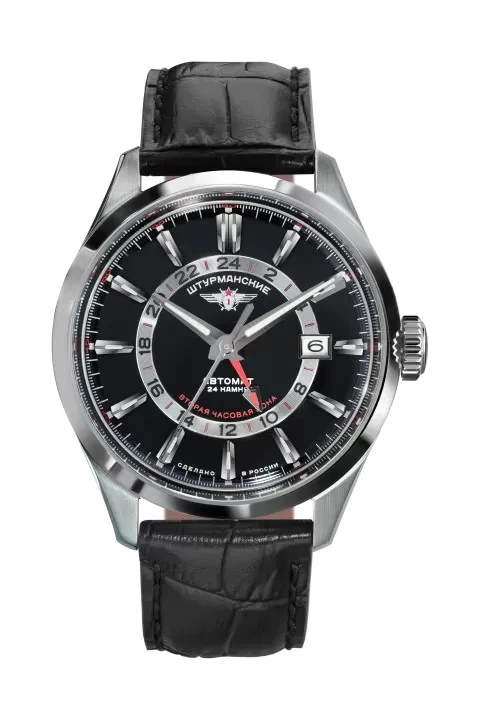 Reloj negro para hombre Sturmanskie Open Space GMT NH34-1891053 Foto 1 de 1