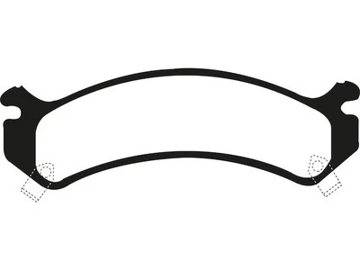 For 2007 Chevrolet Silverado 3500 Classic Brake Pad Set Front EBC 96385YRQT Foto 1 de 4