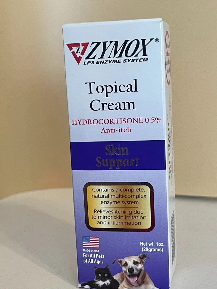 Topical Cream with Hydrocortisone 0.5% for Dogs & Cats, 1-fl oz bottle exp10/26 - Image 1 of 3
