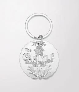 The Carlyle Hotel New York City Key Fob Silver Madison Ave - Picture 1 of 3