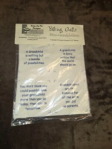 Easy as Pie Designs Talking Quilts 15 Screen Printed Quotes Mini Grandchildren - Picture 1 of 2