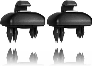 2er Pack Innenraum Sonnenblende Haken Clip Halterung für A1 A3 A4 A5 Q3 Q5 OEM (8E0 857 56 - Bild 1 von 6
