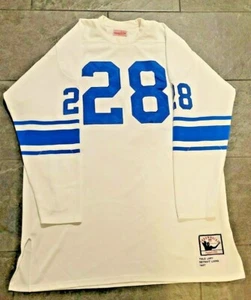 1957 VINTAGE AUTHENTIC YALE LARY DETROIT LIONS JERSEY MITCHELL NESS 56 3XL - Picture 1 of 9
