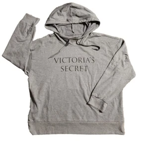 Victoria's Secret Fleece Pullover Hoodie Color Gray New XL - Picture 1 of 4