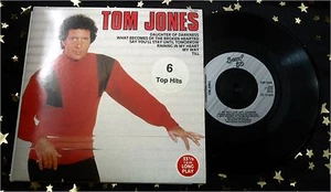 EP: TOM JONES * 6 TOP HITS ua. DAUGHTER OF DARKNESS * 33 1/3 LONG PLAY (M-:)) - Bild 1 von 1