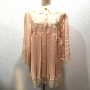 UNUSED CHANEL Lace 17S Dress Salmon Pink - Imagen 1 de 6