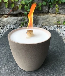 Kerzenfresser Wachsfresser Schmelzlicht | taupe / beige Outdoor | WeberHomemade - Bild 1 von 4