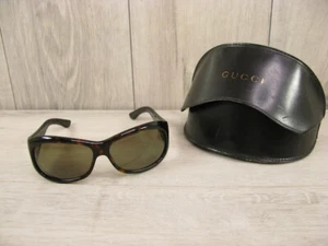 Gucci Tortise Shell Sunglasses 2296s 086ds Cat Rectangle Original Leather Case - Picture 1 of 24