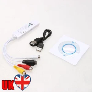USB 2.0 Converter Audio Video Capture Grabber Adapter for Win XP 7 8 10 - Picture 1 of 5