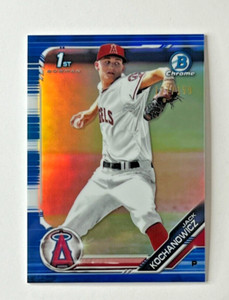 2019 Bowman Draft Jack Kochanowicz 1st Chrome RC Blue Refractor 127/150 #BDC-98