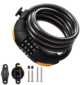 Via Velo Combination Bike Lock (12mm / 4ft) - Picture 1 of 5