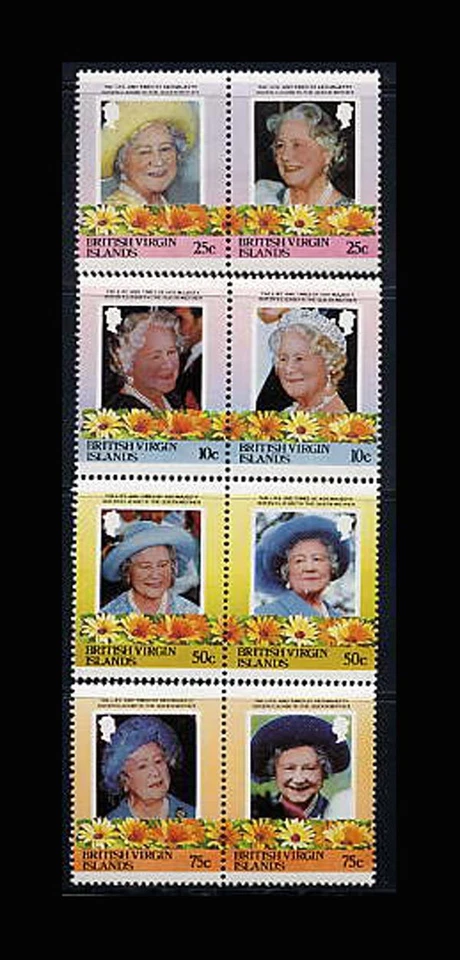 VIRGIN IS, Sc #422-25, MNH, 1982, colibríes, flores Foto 1 de 1