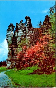 Cartolina Camini Naturali Mt Solon Virginia Veduta Verticale in Primavera - Foto 1 di 2