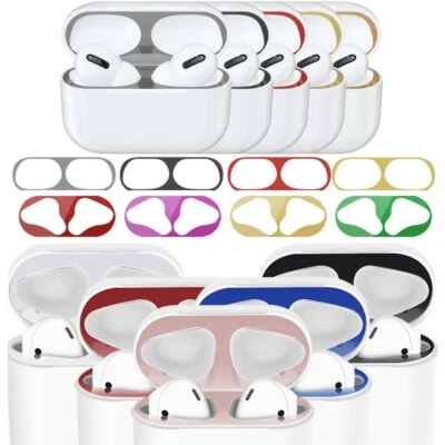 MARKENLOS Metallic Schutzfolie für AirPods 2 & PRO Case Hülle Cover Schutzhülle Sticker