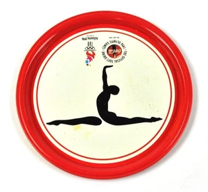 Coca-Cola Coke USA Metall Untersetzer Coaster Sport Motiv Turnen - Bild 1 von 2