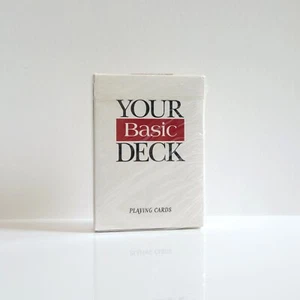 Vintage Basic Cigarettes Your Basic Deck Playing Cards USA Poker Size Sealed - Picture 1 of 4