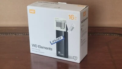 WD Elemente  WDBWLG0160HBK-NESN 16TB Basic Storage, Ext Hdrve. USB 3.0 - Image 1 of 4
