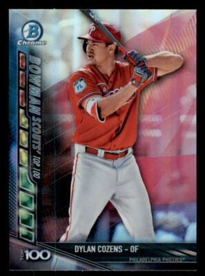 2017 Bowman Chrome Scouts Top 100 Update #BSUDC Dylan Cozens (ref 238811) - Image 1 of 2