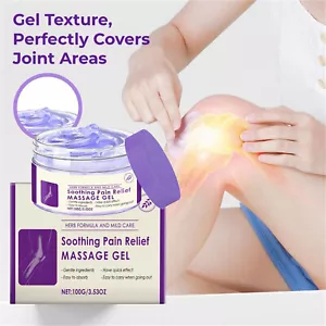 Soothes Knees Lumbar Neck Hands And Feet Joint Gel Joint Pain Gel Purple Gel - Picture 1 of 13