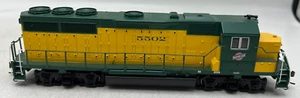 Bachmann Ho Scale Chicago & Northwestern CNW 5502 GP-40 Diesel Locomotive Train - Picture 1 of 10