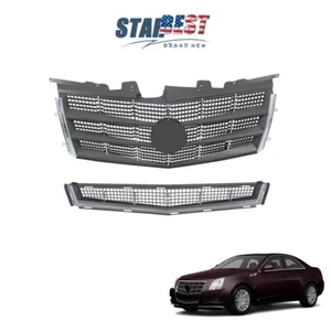 Conjunto de parrilla inferior superior delantera apto para Cadillac CTS 2008 2009 2010 2011 2 PIEZAS - Imagen 1 de 13